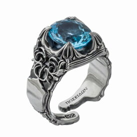 アルテミスクラシック ポセイドンリング　ACR0292　Poseidon ring　 シルバーアクセサリー ブルートパーズ 天然石