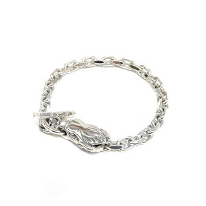 �yBWL�zBill Wall Leather �r���E�H�[�����U�[SQUARE CHAIN LINK W/ANIMAL HEAD/EAGLE �X�N�G�A�`�F�[�� �����Nw/�A�j�}���w�b�h �C�[�O�� �u���X���b�g �V���o�[