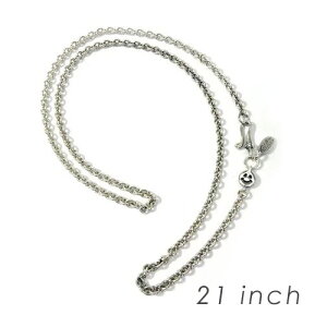 yBWLzBill Wall Leather rEH[U[Round Chain Necklace w/ Tiny Charm and Oval BWL Tag 21" (Specify)@EhlbNXw/^Cj[`[I[oBWL^O/Vo[`F[/21C`/53cm