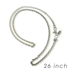 yBWLzBill Wall Leather rEH[U[Round Chain Necklace w/ Tiny Charm and Oval BWL Tag 26" (Specify)@EhlbNXw/^Cj[`[I[oBWL^O/Vo[`F[/26C`/65cm
