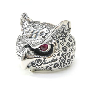 yBWLzBill Wall Leather rEH[U[LARGE GRAFFITI OWL RING W/ STONE EYES [WOtBeBIEOwXg[ACY/IE/tNE/Vo[ANZT[O/[hCgK[lbg