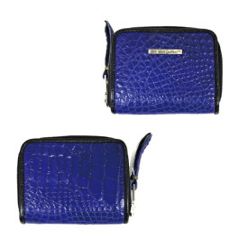 【BWL】Bill Wall Leather ビルウォールレザーBWL LTD SMALL COIN ZIP Shiny alligator　BLUE　アリゲーター コインケース　コンパクトウォレット カスタム ブルー　ミニ財布