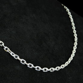 【シルバー/60cm/4面カットアズキチェーン】4面カットあずきチェーン線径1.25mm太さ4.0mm/SILVER/シルバーチェーン/ネックレスチェーン/鎖