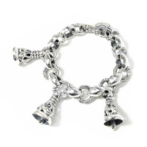 LONE ONES Y loneones i[hJz[g LEONARD KAMHOUT Vo[ANZ Vo[WG[ AJ MF Bracelet: Crane with 3 Crane Bells - Medium N[w/3N[xMTCY/Vo[u