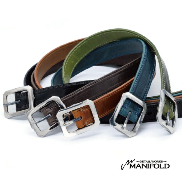 楽天市場】【MANIFOLD】マニフォールドベルト バックル付き 真鍮 925 