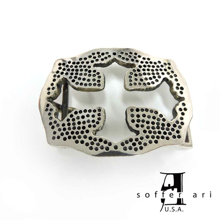 楽天市場】【Soffer Ari】ソファアリGOTTI CROSS CUTOUT BUCKLE  