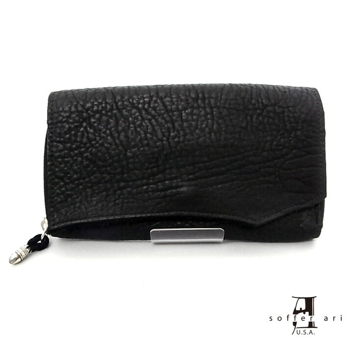 楽天市場】Soffer Ari ソファアリ Largecamber Long Wallet-Black 