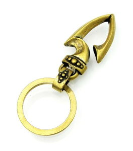 �yVASSER�z�o�b�T�[���������@ Spear Hook Key Chain Antique Brass(�X�s�A�[�t�b�N�L�[�`�F�[�� �A���e�B�[�N�u���X)/�L�[�`�F�[��/���^/�^�J/�V���v��/�����Y