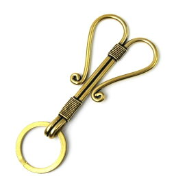 【VASSER】バッサーAntique Works Key Chain Brass(アンティークワークスキーチェーンブラス)/キーチェーン/真鍮/シンプル/メンズ