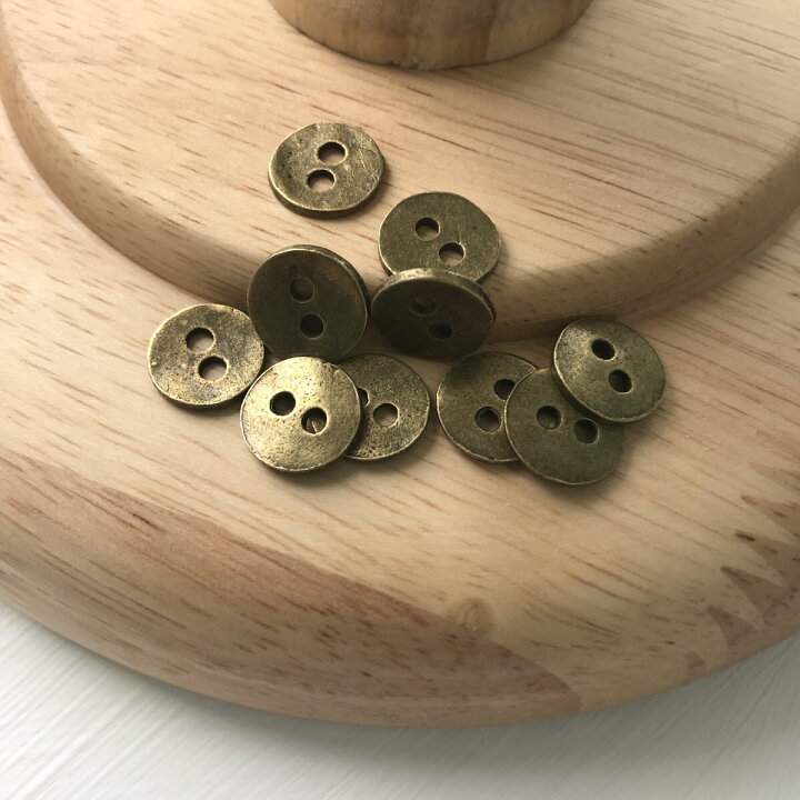 楽天市場】裏ボタン 力ボタン【B005・ 10個 ビンテージ ブロンズ】10mm 