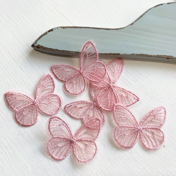 楽天市場】チュールバタフライ 5枚組 butterfly 蝶 チョウチョ 