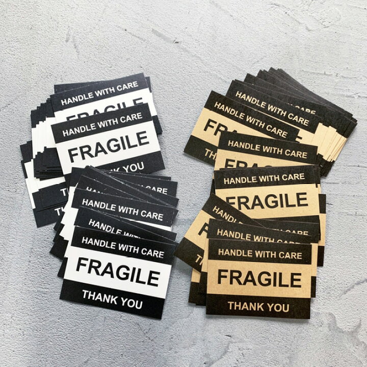 楽天市場 Fragile Sticker 日本製 30枚入 ステッカー シールラッピング フラジール こわれもの 割れ物 梱包 割れ物注意 フラジールシール 割れ物シール フラジールステッカー Kufuu