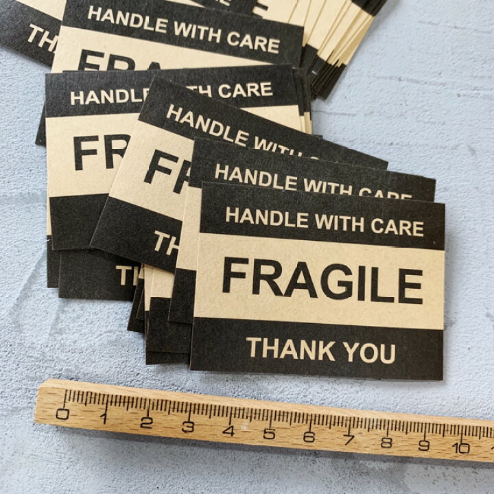 楽天市場 Fragile Sticker 日本製 30枚入 ステッカー シールラッピング フラジール こわれもの 割れ物 梱包 割れ物注意 フラジールシール 割れ物シール フラジールステッカー Kufuu