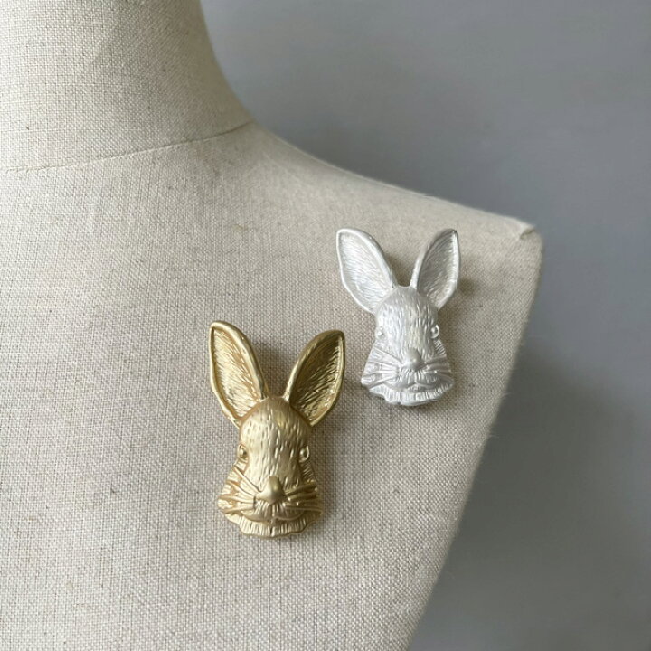 楽天市場】Brooch【 うさぎ 】ブローチ ラビット アンティーク 風 ピン  
