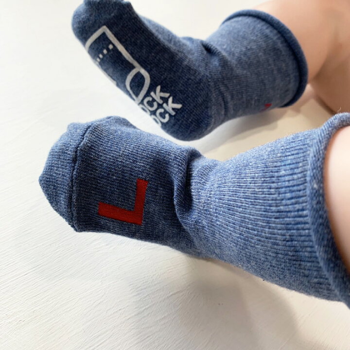 楽天市場 Knock Knock Lrクルー丈ソックス 単品 日本製ベビー 赤ちゃん ソックス 靴下 ベビーソックス Kufuu