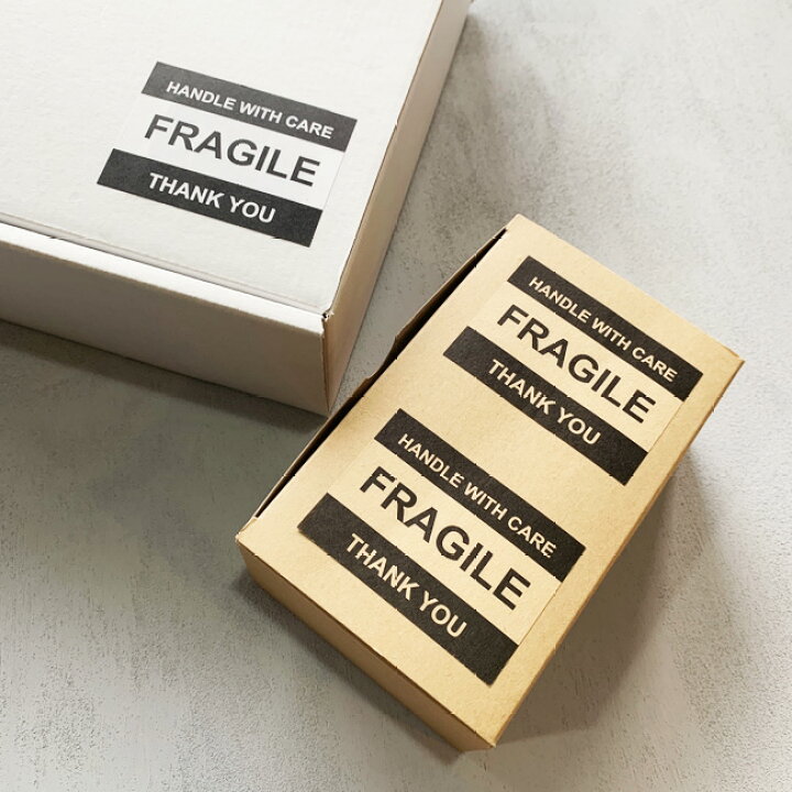 楽天市場 Fragile Sticker 日本製 30枚入 ステッカー シールラッピング フラジール こわれもの 割れ物 梱包 割れ物注意 フラジールシール 割れ物シール フラジールステッカー Kufuu