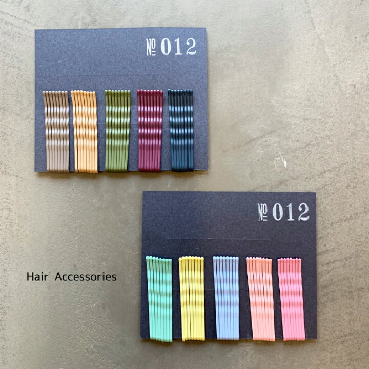 楽天市場 Sale550円 ヘアアクセサリー No 012 マットヘアピン 40本 大人用 ヘアクリップ ヘアピン 髪飾り アクセ ヘアアクセ Muticolor Hair Clip Women Hair Accessories Kufuu