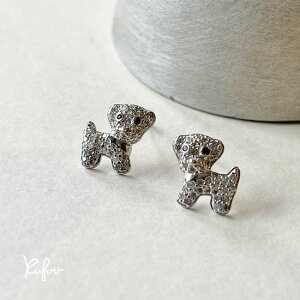 【南・写真撮り直し】ピアス【犬いぬA】イヌドッグシルバーsilverキャット結婚式パーティー入学式卒業式ヘアクリップヘアピン髪飾りアクセヘアアクセヘアーアクセサリーアクセサリーラッキーバッグ