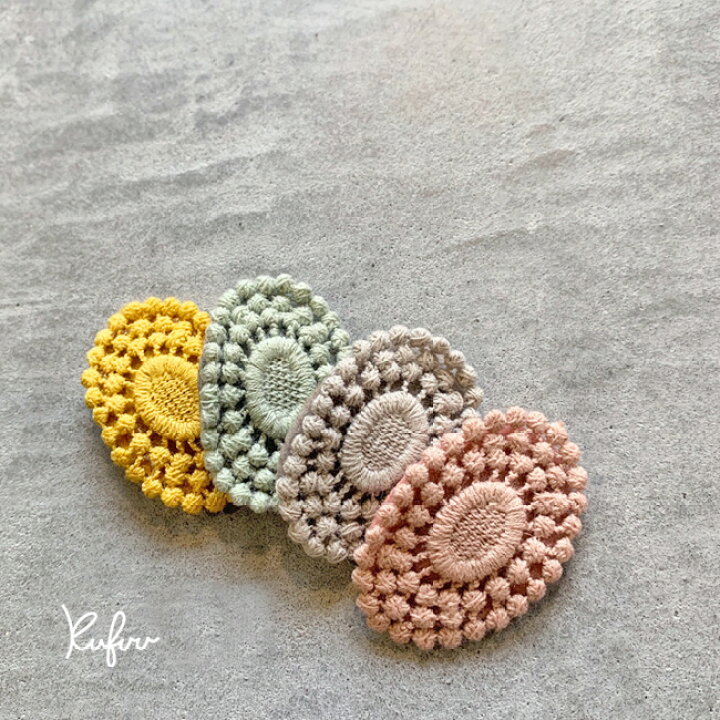 楽天市場】【在庫限り】レース編み パッチンピン【 オーバル  