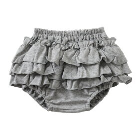 【アウトレット 価格 】ブルマ スカート 0-2歳 日本製 柔らか天竺 3段フリル フリフリ ベビー服 かわいい 子供服 女の子 フリル 80 ボトムス スカート ブルマスカート カワイイ 無地 出産祝い ギフト プレゼント 乾きやすい 天竺 綿 100% クフウ Kufuu