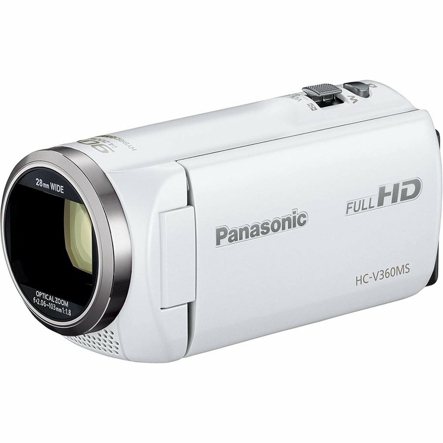 最大80%OFFクーポン ブランド買うならブランドオフ 内蔵メモリー16GB 搭載 パナソニック HDビデオカメラ V360MS 16GB 高倍率90倍ズーム ホワイト HC-V360MS-W gntprod.com gntprod.com