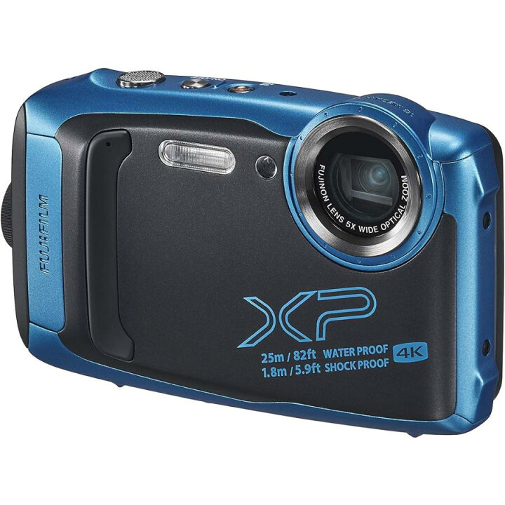 楽天市場】FUJIFILM 防水カメラ XP140 スカイブルー FX-XP140SB 