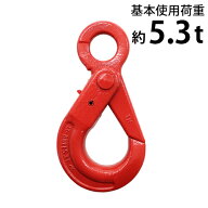 送料無料 ロッキングフック 使用荷重約5.3t 約5300kg G80 鍛造 エコノミーモデル フック 固定式 吊り具 …
