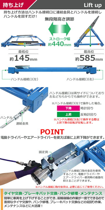 自動車リフト部品 ジャッキ 長さ203cm 横切り5cm 厚さ4cm ギアラック 