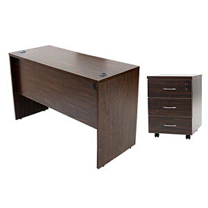 送料無料 選べる4カラー ワークデスク 3段 サイドチェスト 約W120×D45×H73.5 幕板 ゲーミングデスク オフィスデスク エグゼクティブデスク パソコンデスク PCデスク 約W1200×D450×H735 シンプルデ