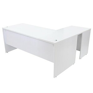 送料無料 選べる4カラー&右用左用 ワークデスク L字型 約W180×D150×H74 幕板 ゲーミングデスク L字デスク L型 サイドデスク 連結 オフィスデスク エグゼクティブ パソコンデスク PCデスク 約W180