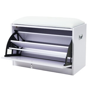 シューズボックス シューズラック 白 靴箱 下駄箱 靴収納 エントランスベンチ シューズキャビネット 玄関 玄関収納 靴 木製 収納スツール フラップ 下足入れ 靴入れ 補助椅子 腰掛け 腰かけ