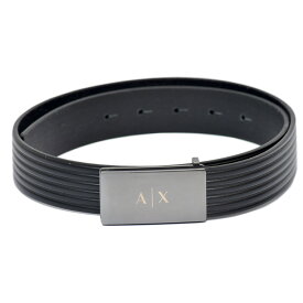 アウトレット買い付け商品　送料無料！ARMANI EXCHANGE(アルマーニエスクチェンジ) MENS レザーベルト 951060 9P174【 A/Xレザーベルト ビジネス フォーマルベルト バックル ブラック】【smtb-k】【w4】【楽ギフ_包装】