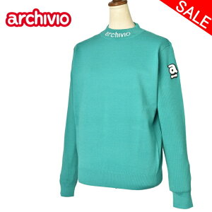 50%OFFセールアルチビオ archivioニットプルオーバー レディース ゴルフウェア 2023秋冬新作 送料無料S-M トップス アルチビオ最強配送 アウトレット