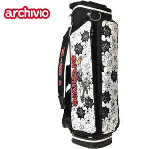 アルチビオ archivioトムとジェリーコラボ キャディバッグ レディース 2024春夏新作 送料無料アルチビオ×トムとジェリーコラボ46インチ 9型 3.1kg アルチビオ最強配送 a370107