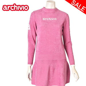 50%OFFセールアルチビオ archivioハイネックニットプルオーバー レディース ゴルフウェア 2024秋冬新作 送料無料S-M トップス アルチビオ モックネック最強配送 アウトレット