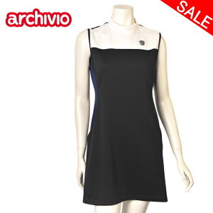 50%OFFセールアルチビオ archivioノースリーブワンピース レディース ゴルフウェア 2024秋冬新作 送料無料S-M-L トップス アルチビオ最強配送 アウトレット