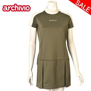 50%OFFセールアルチビオ archivioリブ切替半袖ワンピース レディース ゴルフウェア 2024秋冬新作 送料無料S-M-L トップス アルチビオ最強配送 アウトレット