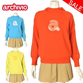 40％OFFセールアルチビオ archivioフーディーニットプルオーバー セーター レディース 2025秋冬新作 送料無料S-M トップス アルチビオ a518102最強配送 アウトレット