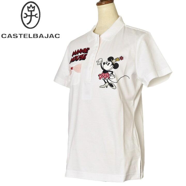 カステルバジャック CASTELBAJAC スポーツ ゴルフ半袖ポロシャツ レディース 2023春夏新作 送料無料M-L-LL ミニーマウス ディズニー トップス カステル バジャック ゴルフウェア 服楽天ランキング1位受賞あす楽_翌日着荷可 ATELIER PLATON アトリエプラトン カステルバジャック ゴルフウェア トップス