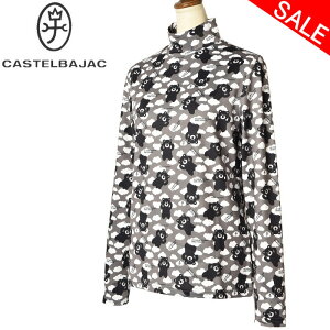 20%OFFセールカステルバジャック CASTELBAJAC スポーツ ゴルフハイネックシャツ レディース 2024秋冬新作 送料無料M-L-LL トップス カステル バジャック モックネック ゴルフウェア 服最強配送 ア