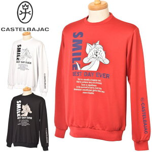 カステルバジャック CASTELBAJAC スポーツ ゴルフトレーナー スウェット メンズ 2025秋冬新作 送料無料M-L-LL トムとジェリー トップス カステル バジャック ゴルフウェア 服最強配送 7235370102