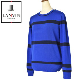 ランバン スポール ゴルフ LANVIN SPORTクルーネックセーター レディース 2024春夏新作 送料無料38-40 トップス ランバン スポールあす楽_翌日着荷可