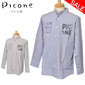 40%OFFセールピッコーネ クラブ PICONE CLUB長袖ボタンダウンシャツ メンズ 2025春夏新作 送料無料M-L-LL トップス ピッコーネクラブ最強配送 アウトレット