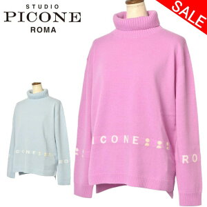 30��OFF�Z�[���X�^�W�I �s�b�R�[�l STUDIO PICONE ROMA�^�[�g���l�b�N�j�b�g�v���I�[�o�[ �Z�[�^�[ ���f�B�[�X 2025�H�~�V�� ��������M-L �g�b�v�X �X�^�W�I�s�b�R�[�l p518128�ŋ��z�� �A�E�g���b�g