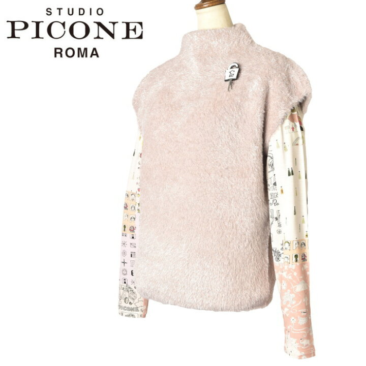 楽天市場】スタジオ ピッコーネ STUDIO PICONE ROMAハイネックニット 