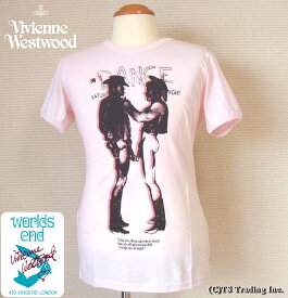 ◆Vivienne Westwood◆ヴィヴィアンウエストウッド★Worlds End Cawboy Print Tee☆ワ—ルズエンド カーボーイ Tシャツ（PINK）（天然の植物染料使用）【あす楽対応】【YDKG-k】【W3】【送料無料】【smtb-k】