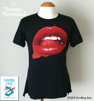 Vivienne Westwood◆ヴィヴィアンウエストウッド★Worlds End Lip Print Tee ワ—ルズエンド マンソン リップ プリント Tシャツ(BK)【あす楽対応】【YDKG-k】【W3】【送料無料】【smtb-k】