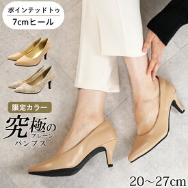 限定カラー パンプス 結婚式 歩きやすい 大きいサイズ 小さいサイズ 幅広 ポインテッドトゥ 黒 フォーマル 7cm ハイヒール 走れる 痛くない 究極のプレーン 送料無料 ※沖縄除く 外反母趾気味 甲高 脱げない 柔らかい 入学式 ALETTA