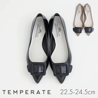 【P10倍！9/12〜9/24 9:59】TEMPERATE テンパレイト レイン シューズ NINA バレエシューズ レディース パ…