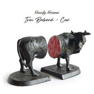 ACA ubNGh - JE Iron Bookend-Cow Goody Grams ObfB[OX  ubN S